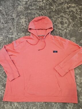 LLBean Pique Hoodie - Coral Color - Size XXXL